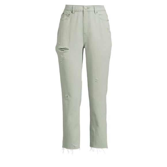 NWOT Boundaries Juniors' High Rise Slim Straight Cropped Jeans size 9 - Picture 1 of 6